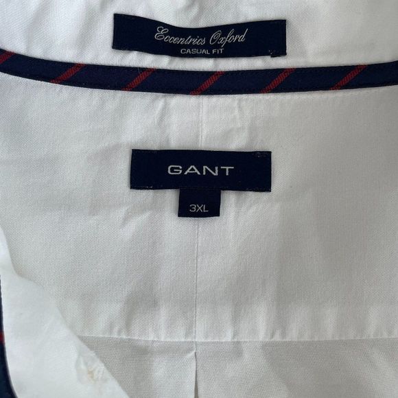 Gant Accentrics white button down cotton oxford shirt - Picture 6 of 7